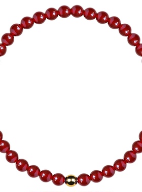 山川天然玛瑙红玛瑙转运手链