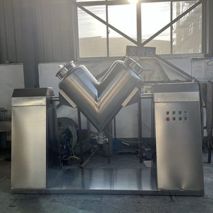 v型混合机不锈钢化工食品药材混合机粉末颗粒强制搅拌设备厂家
