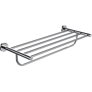 九牧不锈钢浴巾架毛巾架卫生间浴室洗手间壁挂双层置物架五金挂件