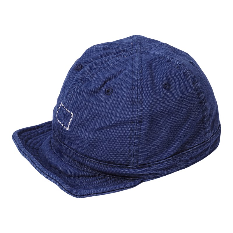 中古风绣花短檐机修遮光鸭舌帽