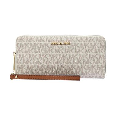 【自营】Michael KorsMK手拿包老花满印拉链开合钱包钱夹轻奢礼物