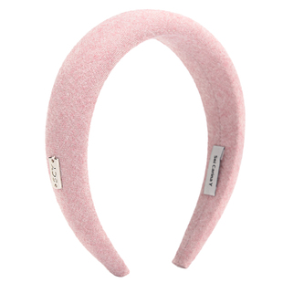 Sei Carina Y光版毛呢发箍logo装饰高颅顶百搭女外出秋冬简约新款