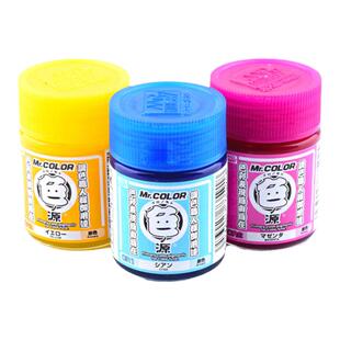郡士模型油漆 色之源CR原色系列 CR1 CR2 CR3 蓝 红 黄 18ML