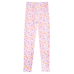 贴心秋裤女纯棉薄款单件内穿线裤修身可爱少女学生印花打底保暖裤