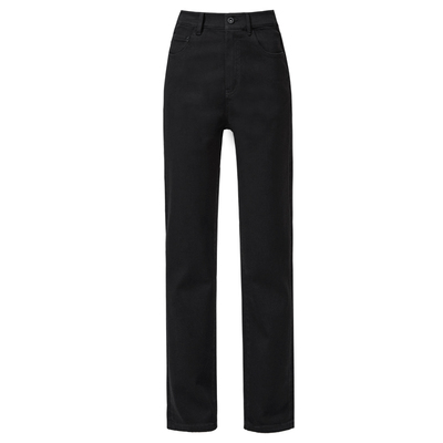 逸阳加绒加厚复古牛仔裤冬季新款