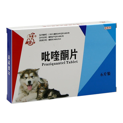 吡喹酮驱虫药兽用猫咪狗绦虫吸虫