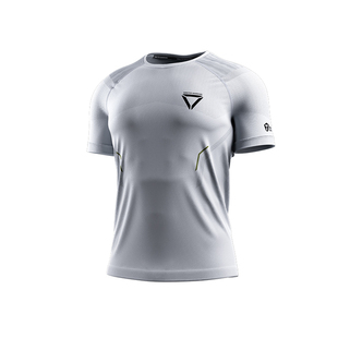 Monster Guardians一体编织运动短袖男子透气健身跑步综合训练T恤