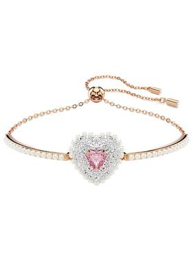 施华洛世奇心形仿珍珠手镯