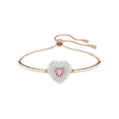 施华洛世奇心形仿珍珠手镯
