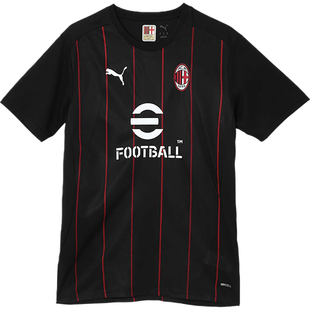 Puma/彪马正品AC米兰赛前热身球衣男士吸湿短袖T恤779344-07
