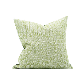 『Morocco』摩洛哥高端法式羊毛深浅绿色撞色棉麻靠垫样板间抱枕