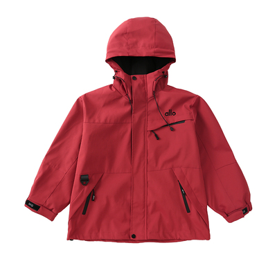 女童夹棉外套加厚冲锋衣夹克