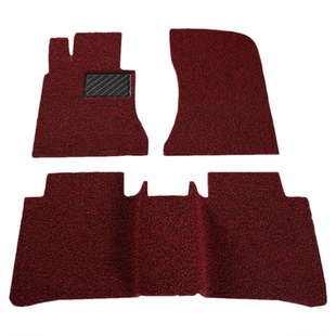 汽车丝圈脚垫适配千款车型 专车专用车垫易洗速干防水防滑可裁剪