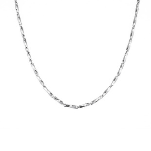 PDSTYLE 冷淡风简约百搭莫比乌斯环钛钢项链男潮夏季嘻哈裸连配饰