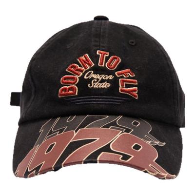 AVIA爱威亚复古运动时尚棒球帽字母印花做旧水洗帽子