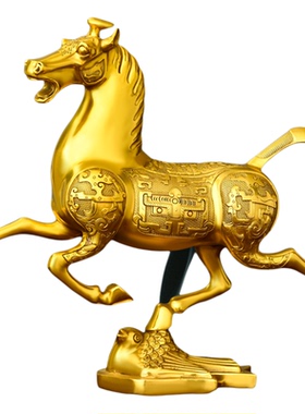 纯黄铜招财简约现代客厅装饰礼品