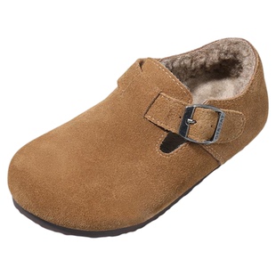 星期六童鞋儿童加绒勃肯鞋女童鞋子2025冬新款儿童一脚蹬保暖棉鞋