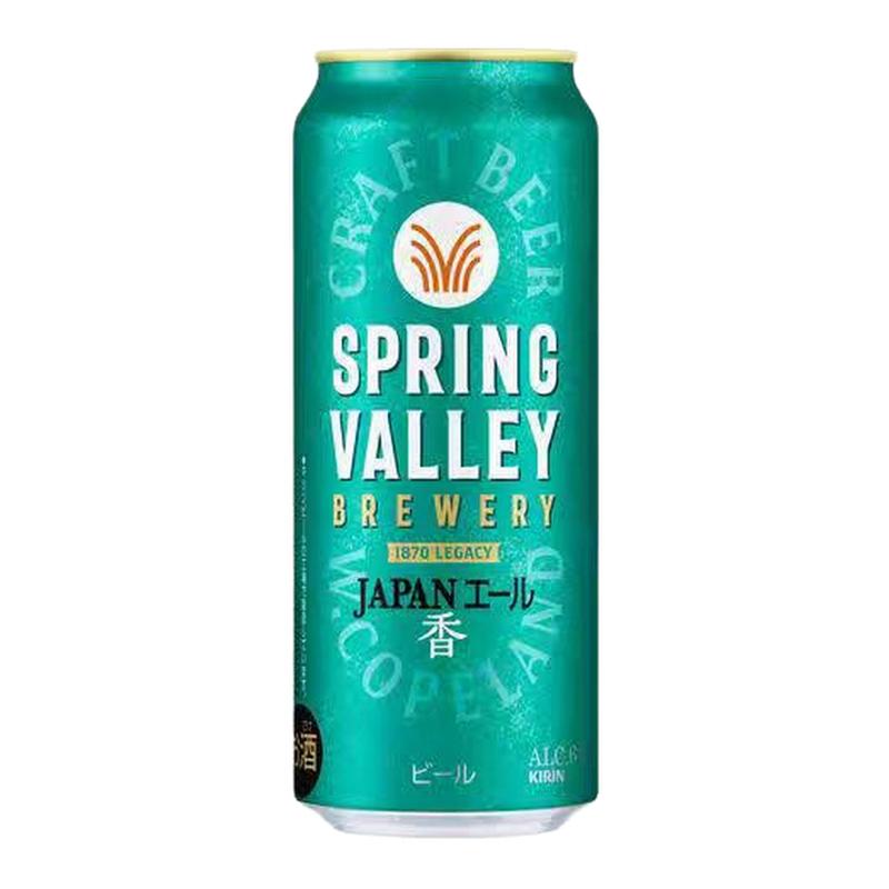 25年6月产 麒麟春谷系列SPRING VALLEY丝绸白啤艾尔啤酒日本进口