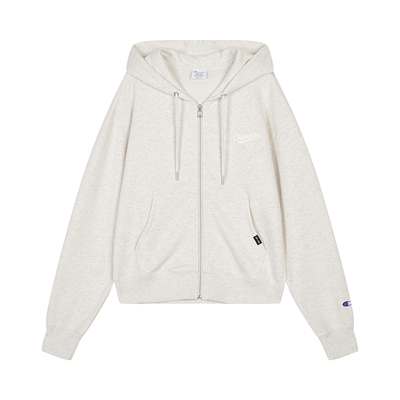 Champion冠军开襟连帽卫衣女