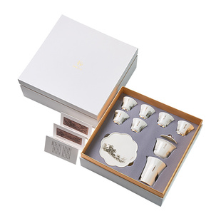 中国国家博物馆燕京八景茶具套装茶杯国风新婚礼物高端中秋节礼物