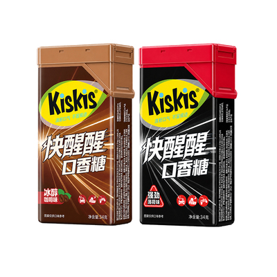 KisKis新品上市快醒醒口香糖