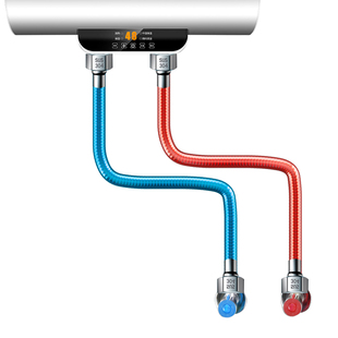 304不锈钢波纹管燃气电热水器冷热进水软管4分防爆金属隔热连接管