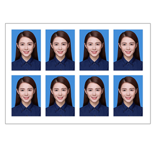 证件照冲印冲洗一寸照片打印高清换底色1寸2寸签证结婚登记照明星