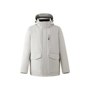 【鹅绒】SCOFIELD男士25年冬新款连帽休闲工装保暖廓形防风羽绒服