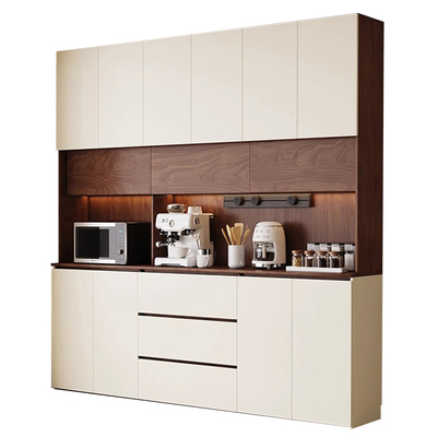 新型家用餐边柜靠墙一体式