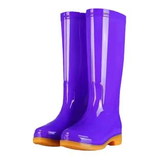 高筒女雨鞋防滑水鞋雨天外穿防水鞋中筒成人雨靴胶鞋雨靴女夏劳保
