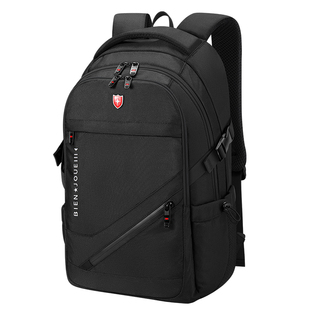 新款男士大学生大容量书包男生旅行出差双肩背包17寸笔记本电脑包