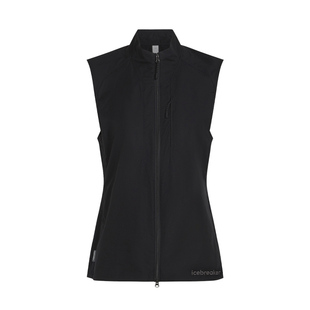 icebreaker可机洗100%棉女Shell+ 马甲防风户外休闲运动徒步跑步