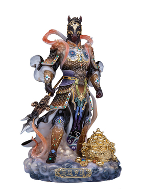 马将军神像汉白玉马年供奉十二生肖马元帅像体吉祥物马运亨通摆件