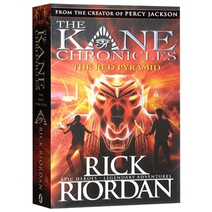 英文原版小说 The Red Pyramid The Kane Chronicles Book 1埃及守护神系列1：凯恩与邪神之塔 波西杰克逊第三季 英文版 进口书籍