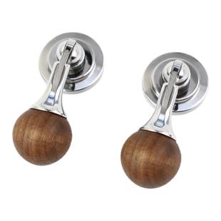 复古胡桃木拉手中古银色柜门把手轻奢小众天然石白松石衣柜门拉手