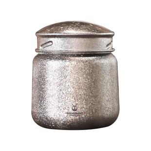 SILVERANT/银蚁纯钛茶叶罐密封储存罐子普洱茶罐钛金属户外密封罐