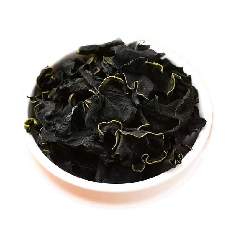 美丽海鲜小铺 烘干裙带菜500克/箱 优级品质 又名海白菜海芽菜