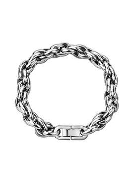 手链男款小众设计高级感美式平扣钛钢男生手镯潮简单大方男士饰品
