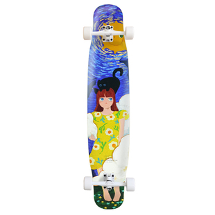 Meow喵板全新3代长板女生新rebirth舞板初学者喵喵历险专业板滑板