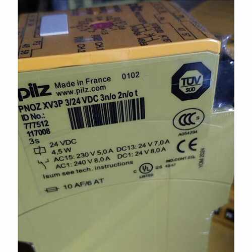 议价PILZ 皮尔兹 PNOZ XV3P 安全继电器 型号777512 全新现货