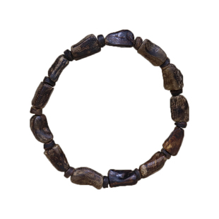 保真野生文莱黑奇楠天然沉香树丁随形瘤疤沉水级小手串链男女文玩