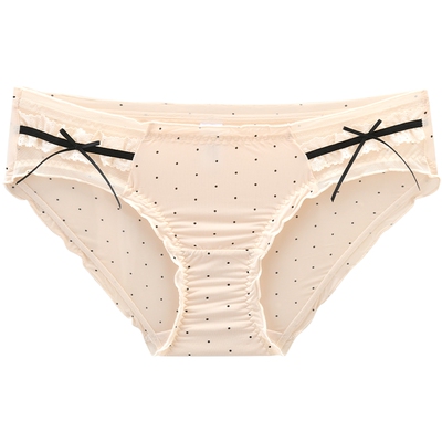 3件129|商场同款MYBODY新款内裤女波点印花蝴蝶结兜兜裤女生底裤