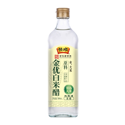 恒顺金优零添加白米醋