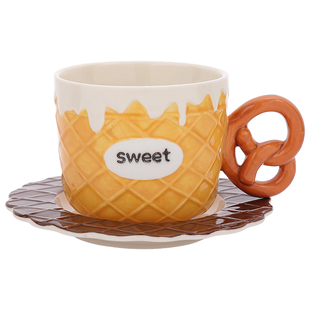 陶瓷碗精致漂亮的饭碗浮雕餐具咖啡杯碟意面盘子早餐甜品盘沙拉碗