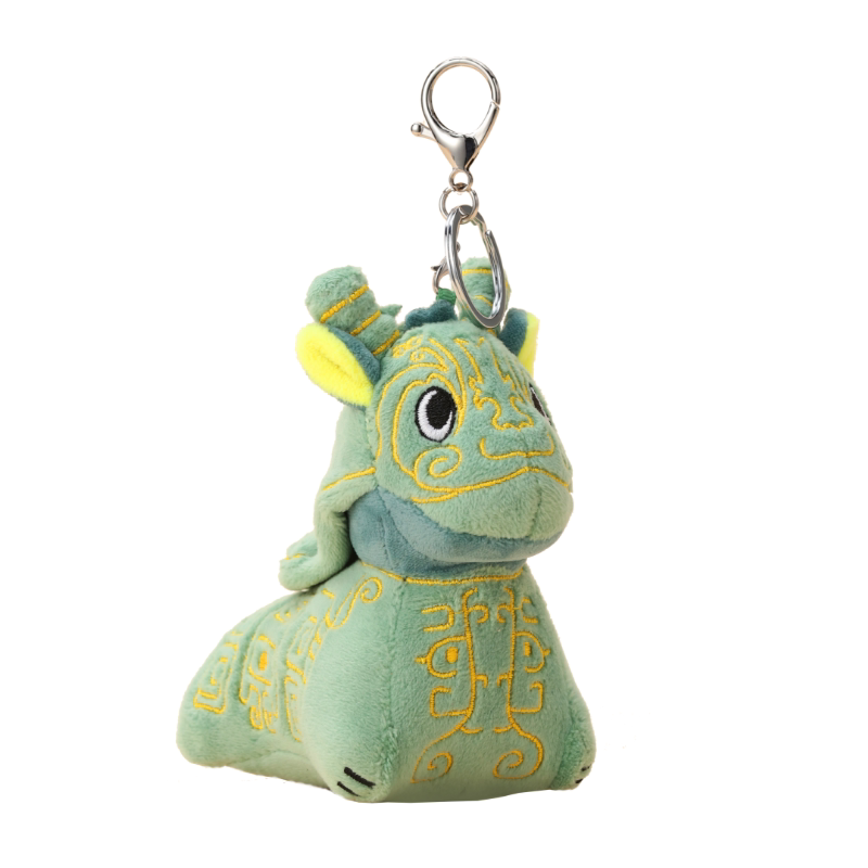 河南博物院动物毛绒公仔可爱动物挂件文创纪念品