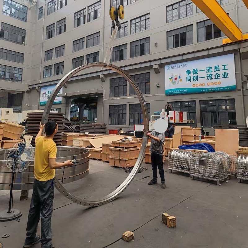 大口径法兰不锈钢风电底座法兰塔筒底座法兰大口径图纸法兰