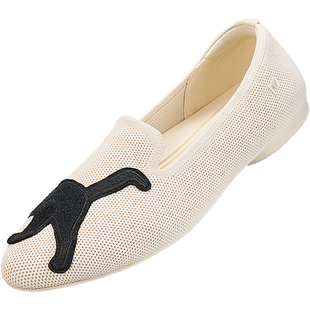 快乐玛丽王妃鞋女2026春季新款一脚蹬平底休闲通勤懒人鞋浅口单鞋