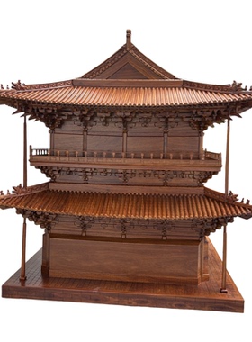 古建筑独乐寺观音阁模型