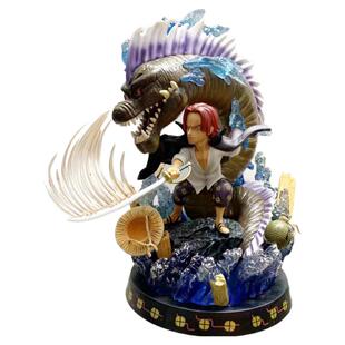 海贼王 GK 四皇共鸣系列红发香克斯手办雕像场景模型摆件精品盒装