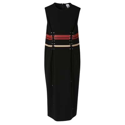 VVNK JANE PLUS小众设计罗马布无袖圆领连衣裙